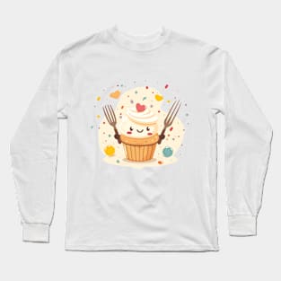 Cooking Cake Long Sleeve T-Shirt